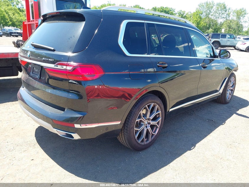 2020 BMW X7 VIN 5UXCW2C00L9A02075 IAAI salvage auction — FRONT END, Salvage Title, sold $15,100 on 2026-07-29 (photo 4)