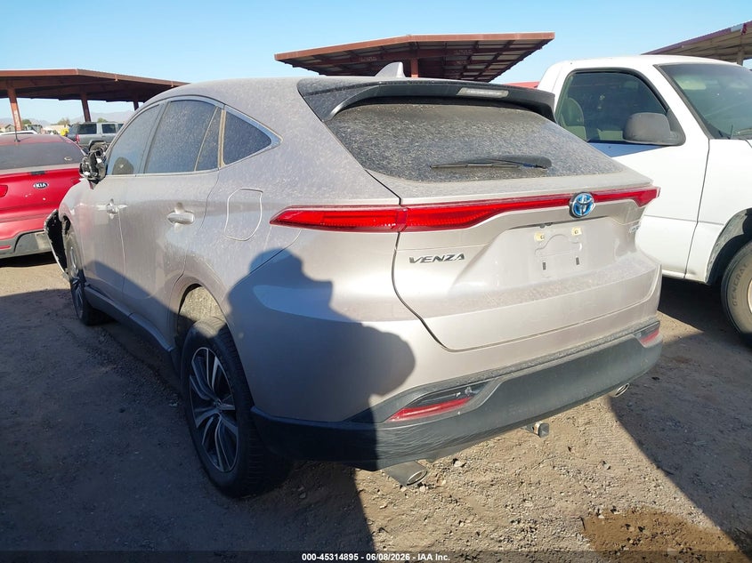2021 Toyota Venza VIN JTEAAAAH4MJ052917 IAAI salvage auction — RIGHT SIDE, Clear (Arizona), sold $4,200 on 2026-07-14 (photo 3)