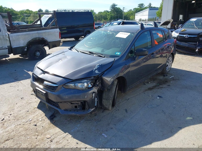 2022 Subaru Impreza VIN 4S3GTAB66N3720731 IAAI salvage auction — UNKNOWN, Salvage Title, sold $1,850 on 2026-08-25 (photo 2)