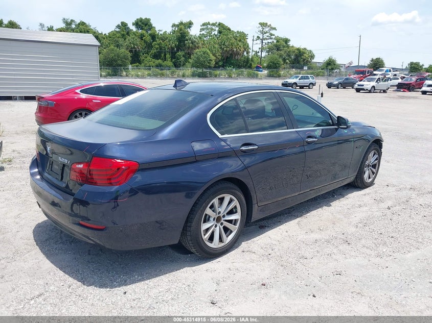 2015 BMW 5er VIN WBA5A5C59FD517822 IAAI salvage auction — FRONT END, Salvage Title, sold $2,250 on 2026-07-09 (photo 4)