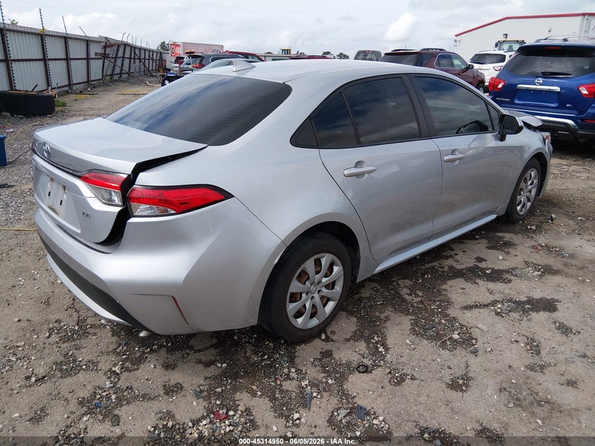 2020 Toyota Corolla VIN JTDEPRAE6LJ005542 IAAI salvage auction — FRONT END, Salvage Title, sold $3,550 on 2026-08-02 (photo 4)