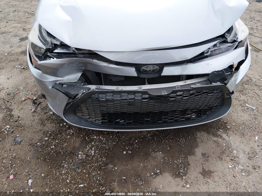 2020 Toyota Corolla VIN JTDEPRAE6LJ005542 IAAI salvage auction — FRONT END, Salvage Title, sold $3,550 on 2026-08-02 (photo 6)