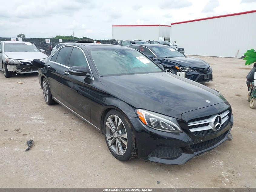 2016 Mercedes-benz C-klasse VIN WDDWF4JB7GR153468 IAAI salvage auction — FRONT END, Salvage Title, sold $3,625 on 2026-08-05 (photo 1)
