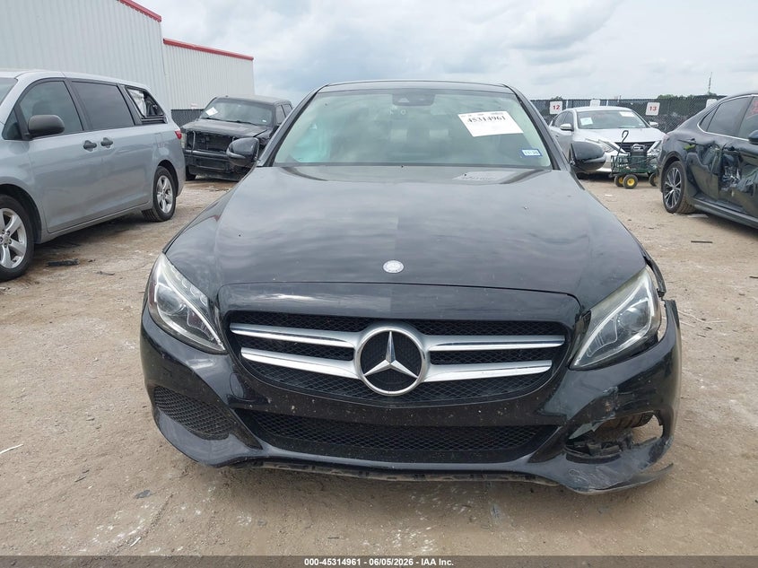 2016 Mercedes-benz C-klasse VIN WDDWF4JB7GR153468 IAAI salvage auction — FRONT END, Salvage Title, sold $3,625 on 2026-08-05 (photo 6)