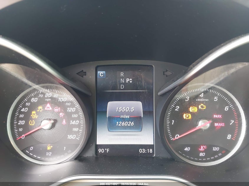 2016 Mercedes-benz C-klasse VIN WDDWF4JB7GR153468 IAAI salvage auction — FRONT END, Salvage Title, sold $3,625 on 2026-08-05 (photo 7)