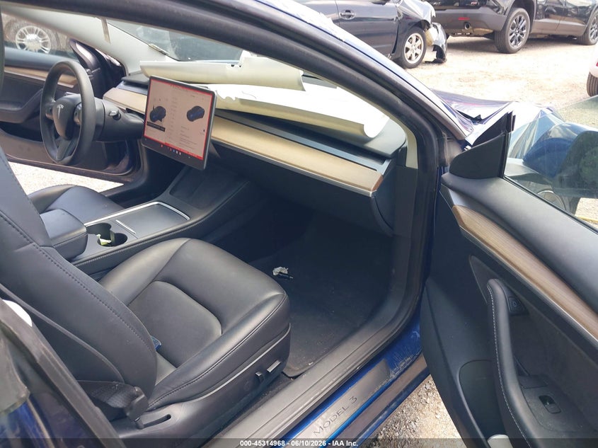 2023 Tesla Model 3 VIN 5YJ3E1EA7PF503798 IAAI salvage auction — REPOSSESSION, Salvage Title, sold $725 on 2026-07-29 (photo 5)