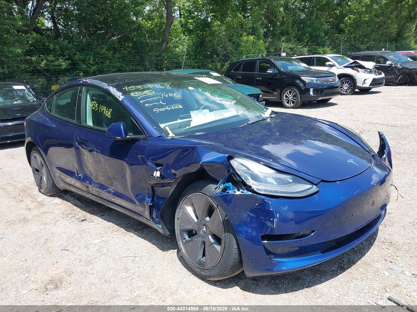 2023 Tesla Model 3 VIN 5YJ3E1EA7PF503798 IAAI salvage auction — REPOSSESSION, Salvage Title, sold $725 on 2026-07-29 (photo 6)