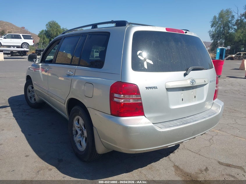 2003 Toyota Highlander VIN JTEGD21A530071412 IAAI salvage auction — NORMAL WEAR, Clear - Dealer Only (California), sold $400 on 2026-07-07 (photo 3)