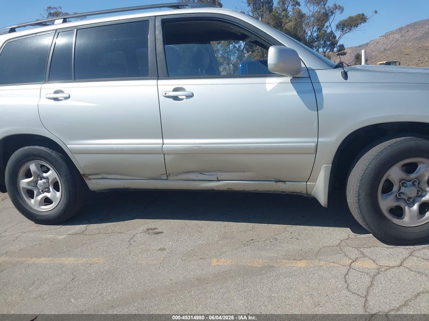 2003 Toyota Highlander VIN JTEGD21A530071412 IAAI salvage auction — NORMAL WEAR, Clear - Dealer Only (California), sold $400 on 2026-07-07 (photo 6)