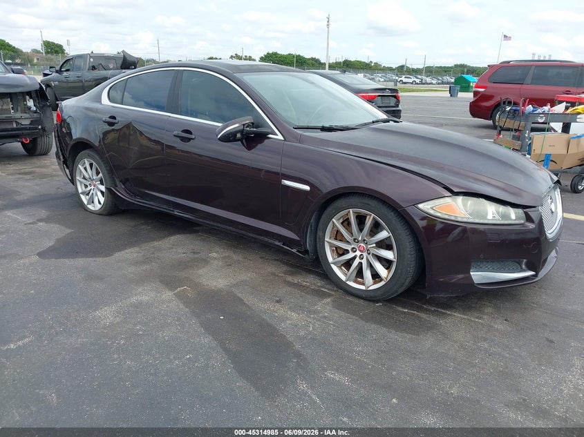 2015 Jaguar Xf VIN SAJWA0FSXFPU66942 IAAI salvage auction — LEFT & RIGHT, Salvage Title, sold $400 on 2026-07-09 (photo 1)