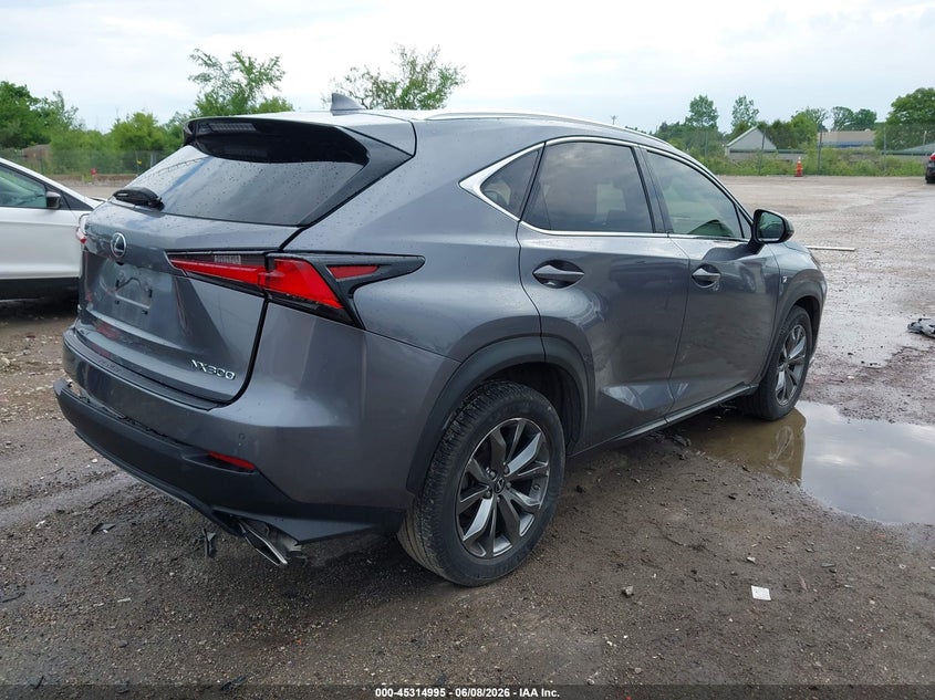 2021 Lexus Nx VIN JTJSARBZ1M2193689 IAAI salvage auction — LEFT SIDE, Clear Claim Paid (Wisconsin), sold $11,000 on 2026-07-28 (photo 4)