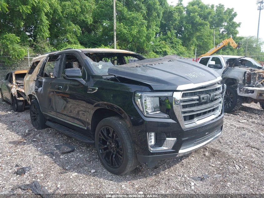 2021 Gmc Yukon VIN 1GKS2BKD9MR116740 IAAI salvage auction — BURN, Salvage Title, sold $1,800 on 2026-07-23 (photo 1)