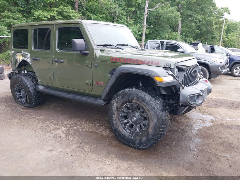 2021 Jeep Wrangler / VIN 1C4HJXFN3MW608268 IAAI salvage auction — REAR END, Salvage Title, sold $9,000 on 2026-07-18 (photo 1)
