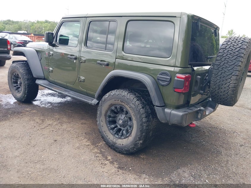 2021 Jeep Wrangler / VIN 1C4HJXFN3MW608268 IAAI salvage auction — REAR END, Salvage Title, sold $9,000 on 2026-07-18 (photo 3)