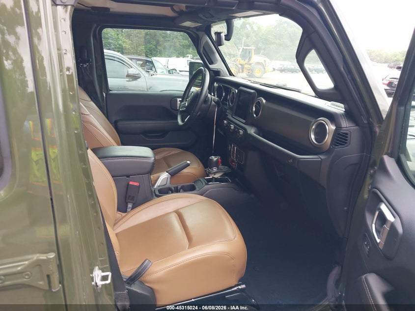 2021 Jeep Wrangler / VIN 1C4HJXFN3MW608268 IAAI salvage auction — REAR END, Salvage Title, sold $9,000 on 2026-07-18 (photo 5)