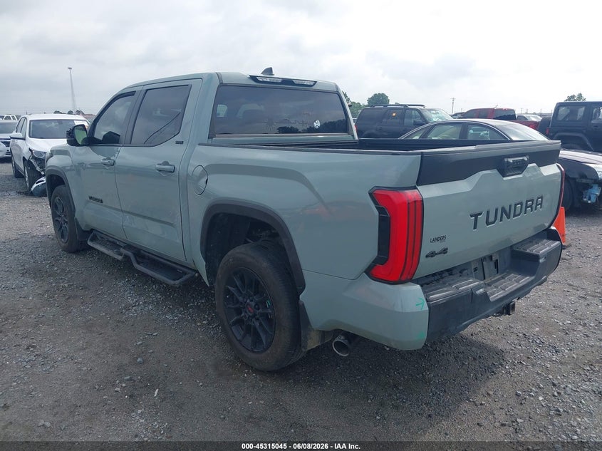 2024 Toyota Tundra VIN 5TFLA5DB9RX225377 IAAI salvage auction — RIGHT FRONT, Salvage Title, sold $21,900 on 2026-07-15 (photo 3)