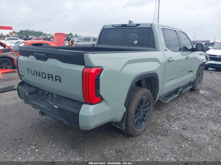 2024 Toyota Tundra VIN 5TFLA5DB9RX225377 IAAI salvage auction — RIGHT FRONT, Salvage Title, sold $21,900 on 2026-07-15 (photo 4)