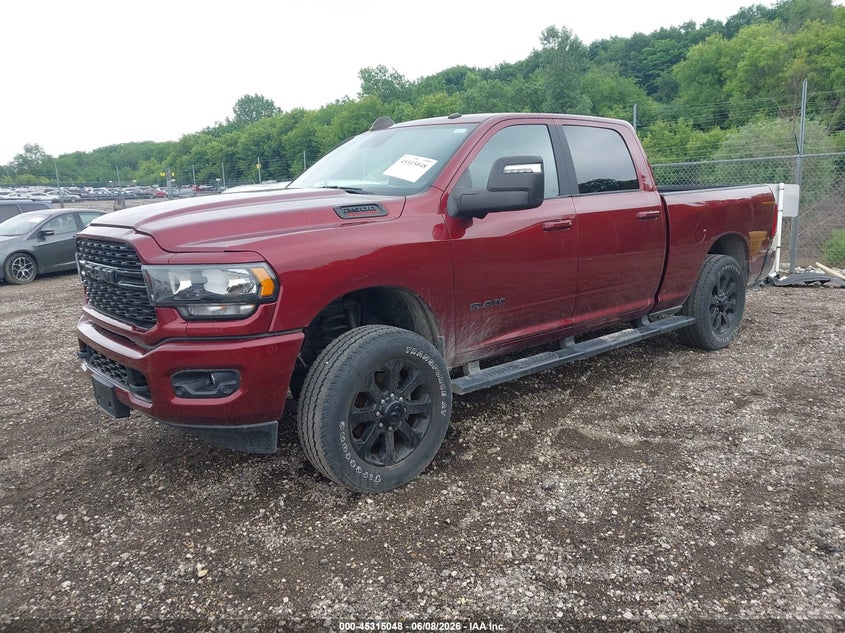 2023 Ram 2500 VIN 3C6UR5DJ6PG627550 IAAI salvage auction — RIGHT SIDE, Salvage (Illinois), sold $14,800 on 2026-08-13 (photo 2)