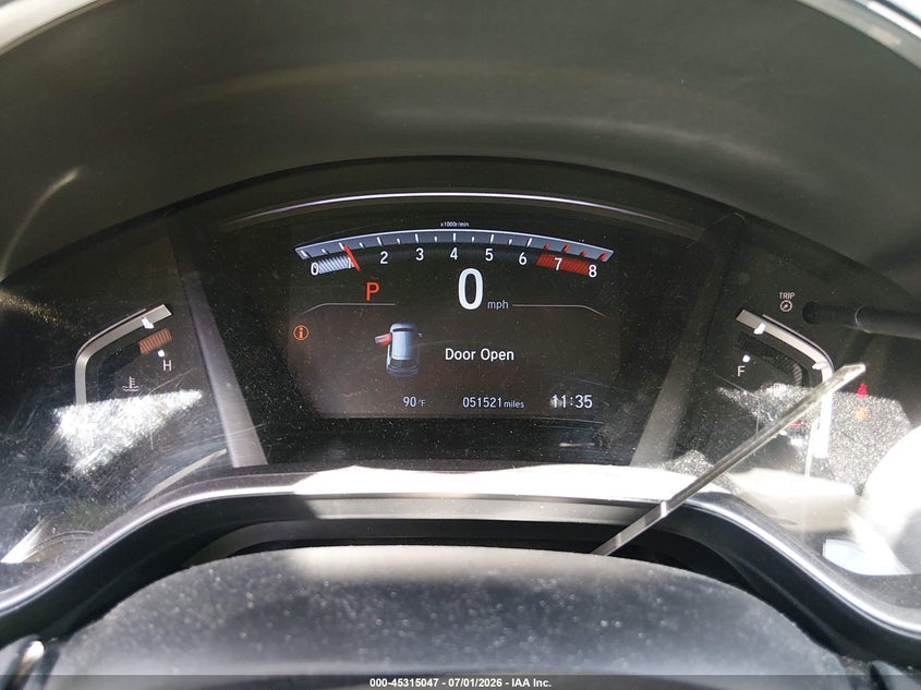 2019 Honda Cr-v VIN 7FARW1H5XKE029851 IAAI salvage auction — HAIL, Salvage (Ohio), sold $8,800 on 2026-07-21 (photo 7)