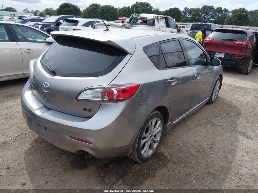 2010 Mazda 3 VIN JM1BL1H52A1128435 IAAI salvage auction — REAR END, Original (Texas), sold $600 on 2026-07-09 (photo 4)
