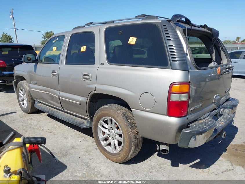 2001 Chevrolet Tahoe VIN 1GNEK13T81J262153 IAAI salvage auction — NORMAL WEAR, Salvage Title - Dealer (California), sold $375 on 2026-07-09 (photo 3)