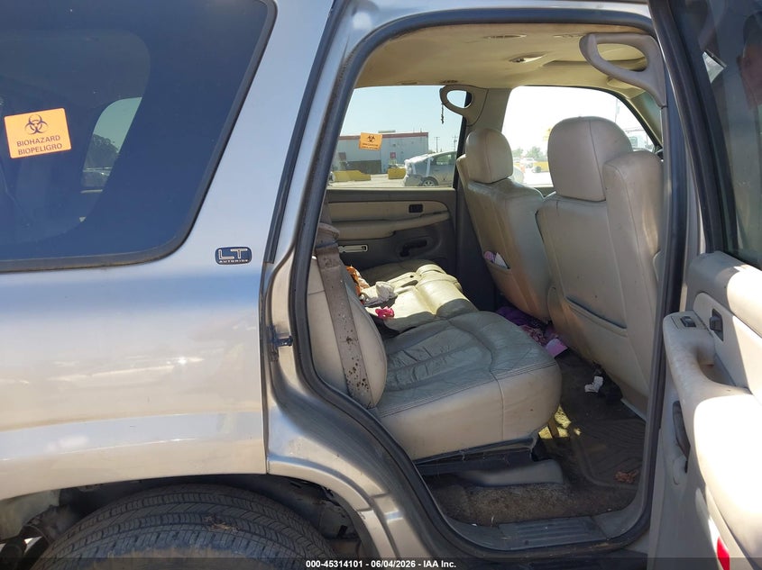 2001 Chevrolet Tahoe VIN 1GNEK13T81J262153 IAAI salvage auction — NORMAL WEAR, Salvage Title - Dealer (California), sold $375 on 2026-07-09 (photo 8)