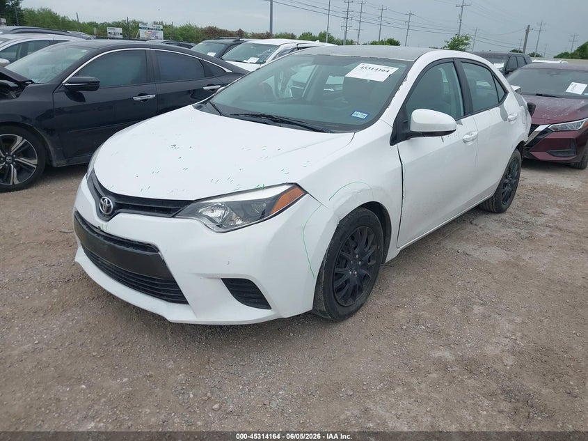 2015 Toyota Corolla VIN 5YFBURHE6FP294326 IAAI salvage auction — FRONT & REAR, Salvage Title, sold $1,600 on 2026-07-27 (photo 2)