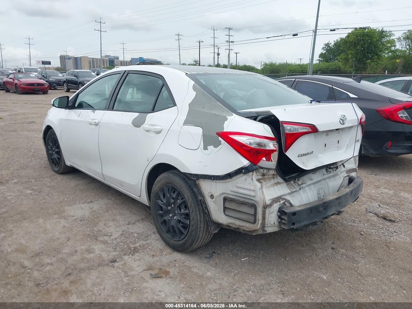 2015 Toyota Corolla VIN 5YFBURHE6FP294326 IAAI salvage auction — FRONT & REAR, Salvage Title, sold $1,600 on 2026-07-27 (photo 3)