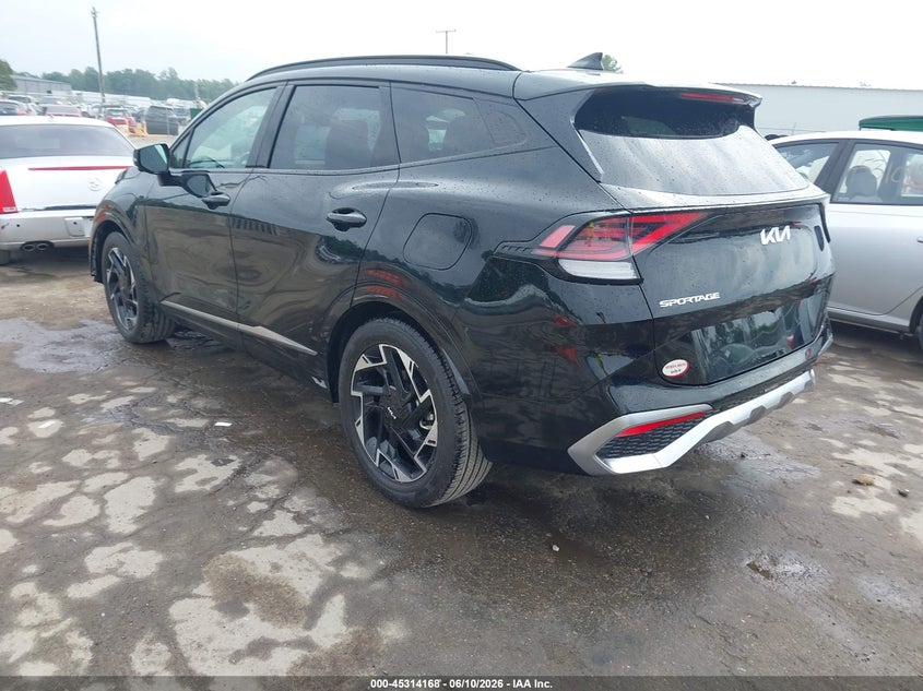 2024 Kia Sportage VIN 5XYK53DF0RG232695 IAAI salvage auction — FRONT END, Salvage Title, sold $9,900 on 2026-08-21 (photo 3)