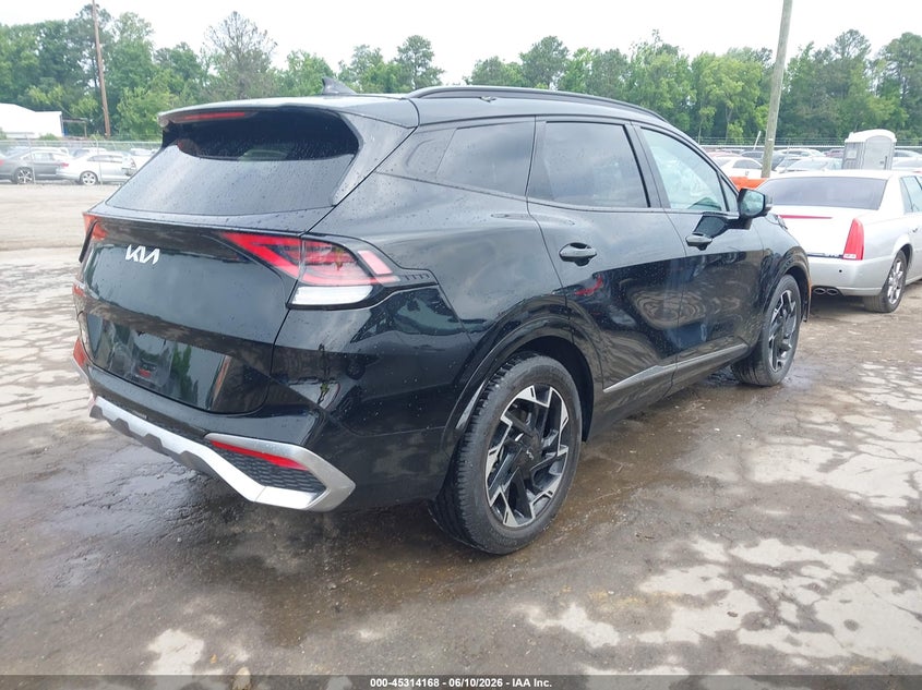 2024 Kia Sportage VIN 5XYK53DF0RG232695 IAAI salvage auction — FRONT END, Salvage Title, sold $9,900 on 2026-08-21 (photo 4)