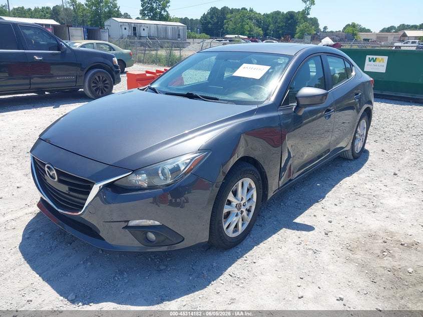 2015 Mazda 3 VIN 3MZBM1W70FM228591 IAAI salvage auction — SIDE, Salvage Title, sold $1,150 on 2026-07-09 (photo 2)