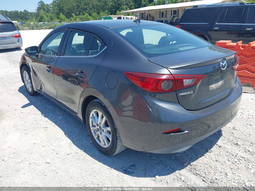 2015 Mazda 3 VIN 3MZBM1W70FM228591 IAAI salvage auction — SIDE, Salvage Title, sold $1,150 on 2026-07-09 (photo 3)