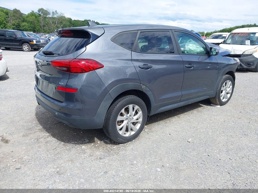 2019 Hyundai Tucson VIN KM8J2CA49KU939284 IAAI salvage auction — FRONT & REAR, Salvage (Virginia), sold $1,475 on 2026-07-28 (photo 4)