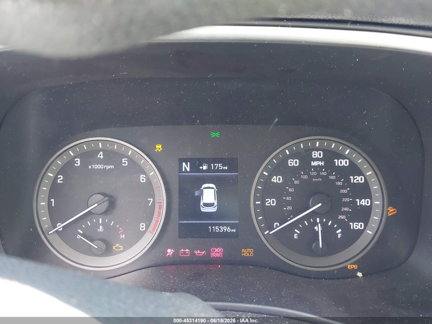 2019 Hyundai Tucson VIN KM8J2CA49KU939284 IAAI salvage auction — FRONT & REAR, Salvage (Virginia), sold $1,475 on 2026-07-28 (photo 7)