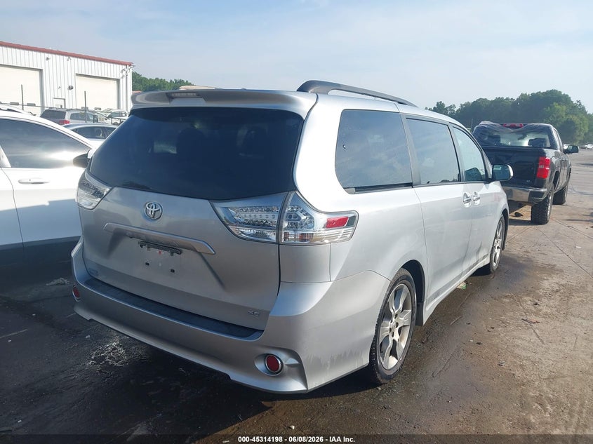 2015 Toyota Sienna VIN 5TDXK3DC2FS529079 IAAI salvage auction — LEFT SIDE, Salvage (North Carolina), sold $3,350 on 2026-07-13 (photo 4)