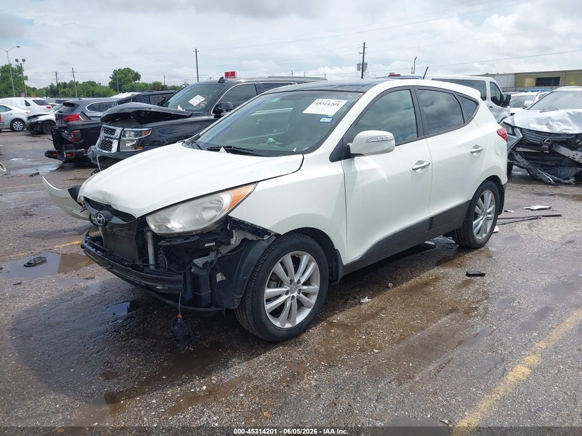 2012 Hyundai Tucson VIN KM8JU3AC3CU462029 IAAI salvage auction — FRONT END, Salvage Title, sold $3,050 on 2026-08-02 (photo 2)