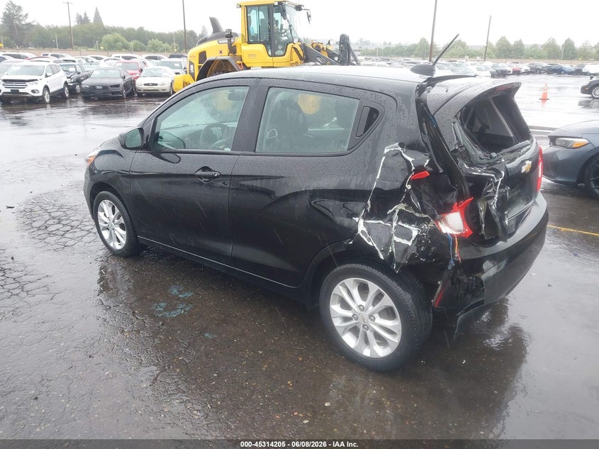 2019 Chevrolet Spark VIN KL8CD6SA0KC742855 IAAI salvage auction — REAR END, Salvage Title, sold $1,800 on 2026-07-16 (photo 3)
