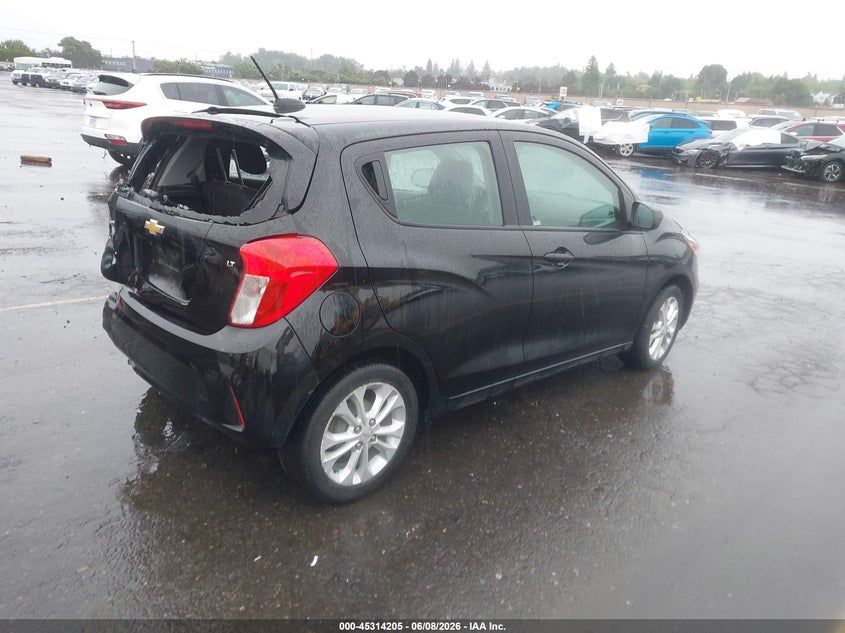 2019 Chevrolet Spark VIN KL8CD6SA0KC742855 IAAI salvage auction — REAR END, Salvage Title, sold $1,800 on 2026-07-16 (photo 4)