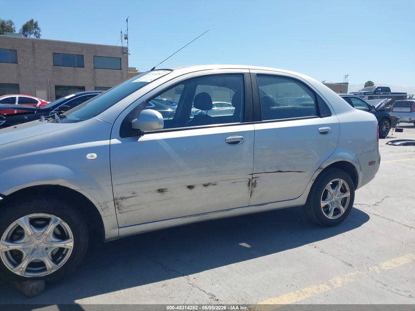 2006 Chevrolet Aveo VIN KL1TD56616B524112 IAAI salvage auction — LEFT SIDE, Salvage (California), sold $450 on 2026-07-13 (photo 6)