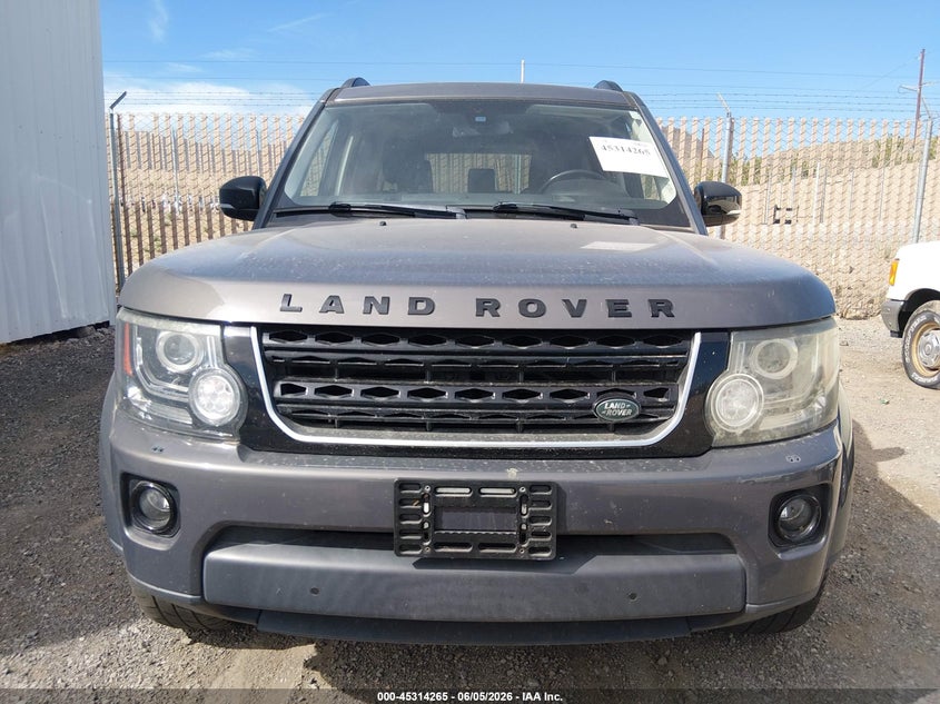 2016 Land rover Lr4 VIN SALAG2V69GA800642 IAAI salvage auction — NORMAL WEAR, Clear - Dealer Only (California), sold $2,300 on 2026-07-17 (photo 6)