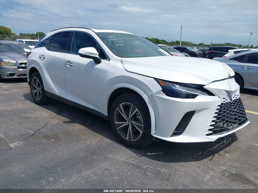 2026 Lexus Rx VIN 2T2BAMBAXTC074597 IAAI salvage auction — FRONT END, Rebuildable (Florida), sold $21,100 on 2026-07-30 (photo 1)