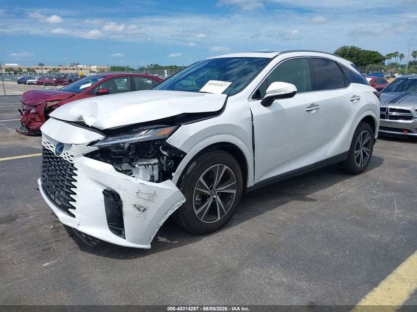 2026 Lexus Rx VIN 2T2BAMBAXTC074597 IAAI salvage auction — FRONT END, Rebuildable (Florida), sold $21,100 on 2026-07-30 (photo 2)