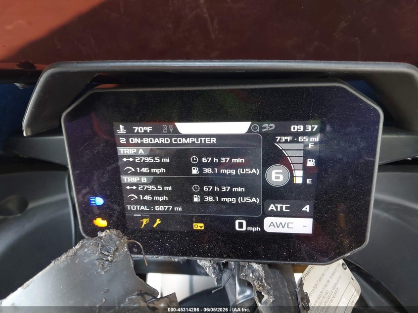 2026 Aprilia Rs VIN ZD4XGUA05TS000878 IAAI salvage auction — FRONT END, Salvage Title, sold $3,950 on 2026-07-07 (photo 7)