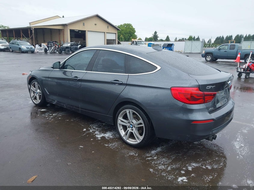 2018 BMW 3er VIN WBA8Z9C57JG828346 IAAI salvage auction — LEFT FRONT, Salvage Title, sold $950 on 2026-07-28 (photo 3)