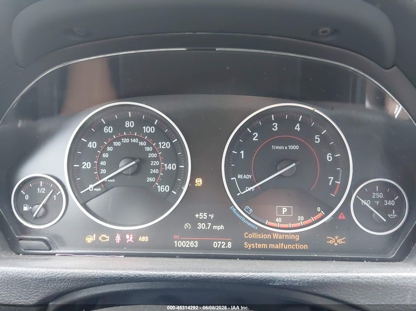 2018 BMW 3er VIN WBA8Z9C57JG828346 IAAI salvage auction — LEFT FRONT, Salvage Title, sold $950 on 2026-07-28 (photo 7)