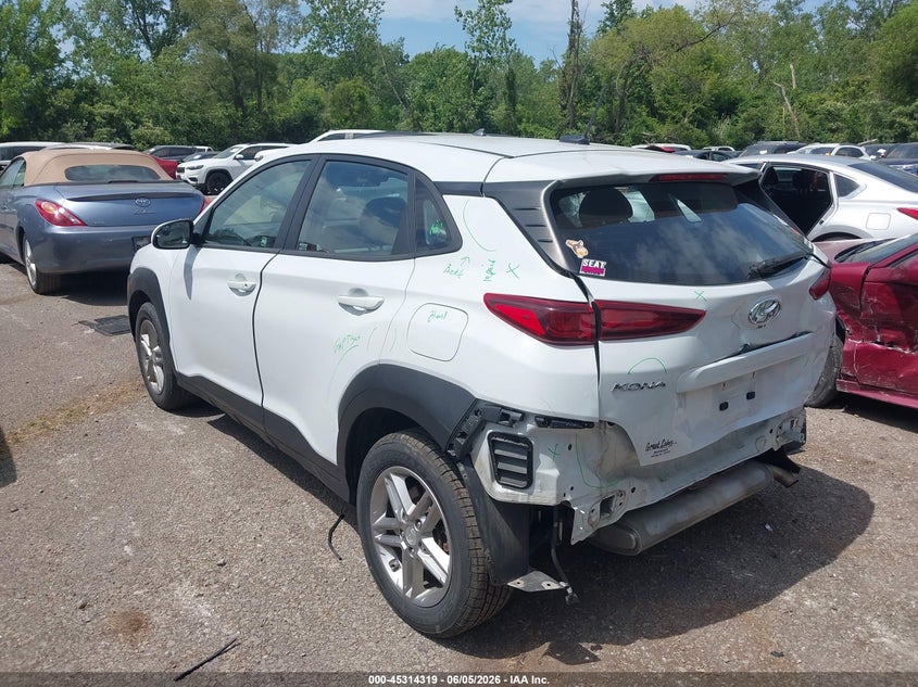 2019 Hyundai Kona VIN KM8K1CAAXKU281813 IAAI salvage auction — REAR END, Salvage Title, sold $3,900 on 2026-07-14 (photo 3)