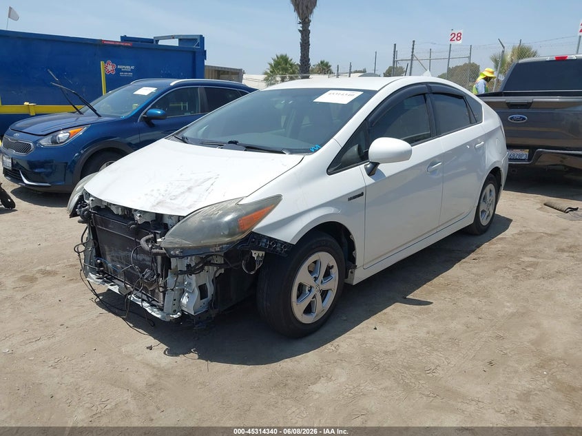 2010 Toyota Prius VIN JTDKN3DU8A0035346 IAAI salvage auction — FRONT END, Salvage (California), sold $2,150 on 2026-07-22 (photo 2)