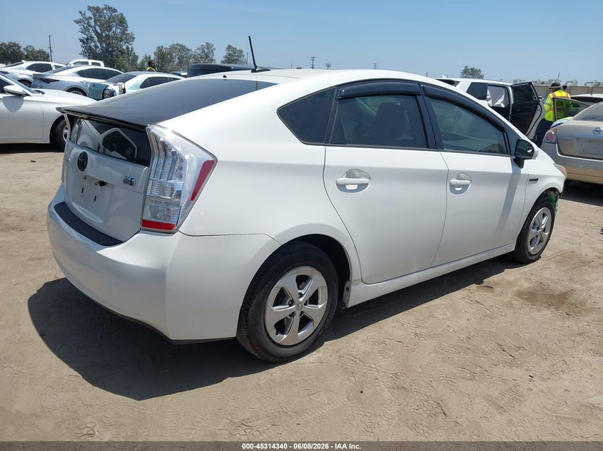 2010 Toyota Prius VIN JTDKN3DU8A0035346 IAAI salvage auction — FRONT END, Salvage (California), sold $2,150 on 2026-07-22 (photo 4)