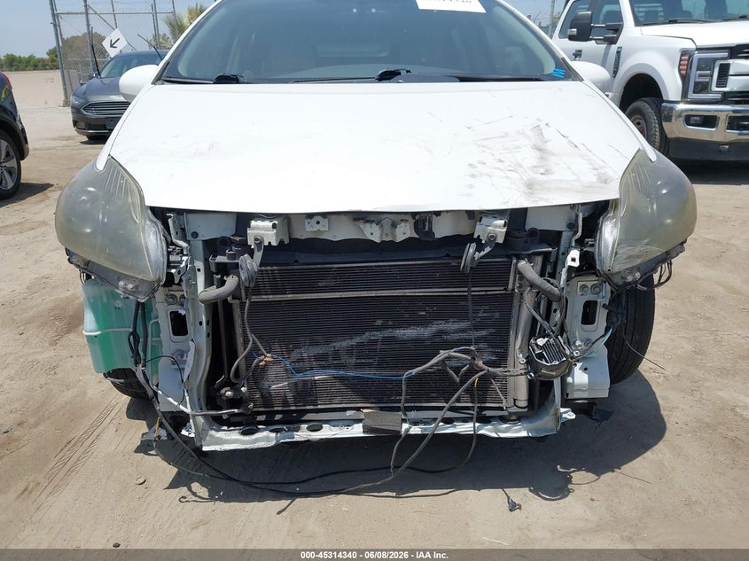 2010 Toyota Prius VIN JTDKN3DU8A0035346 IAAI salvage auction — FRONT END, Salvage (California), sold $2,150 on 2026-07-22 (photo 6)