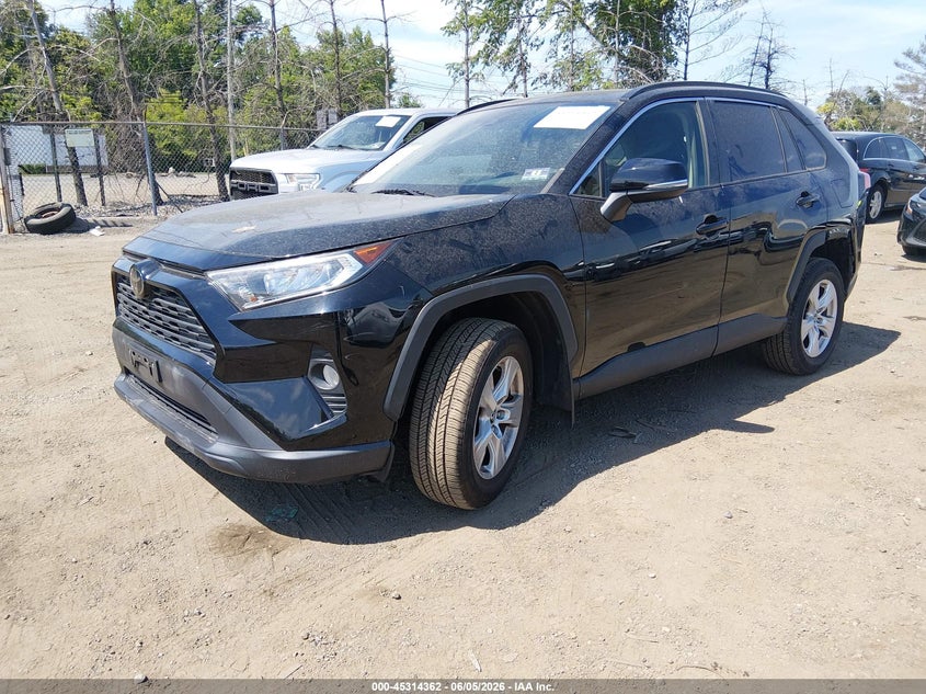 2019 Toyota Rav 4 VIN JTMP1RFV2KD007157 IAAI salvage auction — RIGHT SIDE, Salvage (New Jersey), sold $12,800 on 2026-07-27 (photo 2)